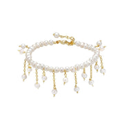 siatastyle Vanity Pearl Gold Bracelet