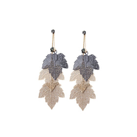 Siatastyle Winter Maple Gold Earrings